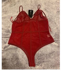 Lingerie bodysuit burgundy